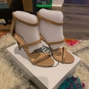 Steve Madden three strap stilettos